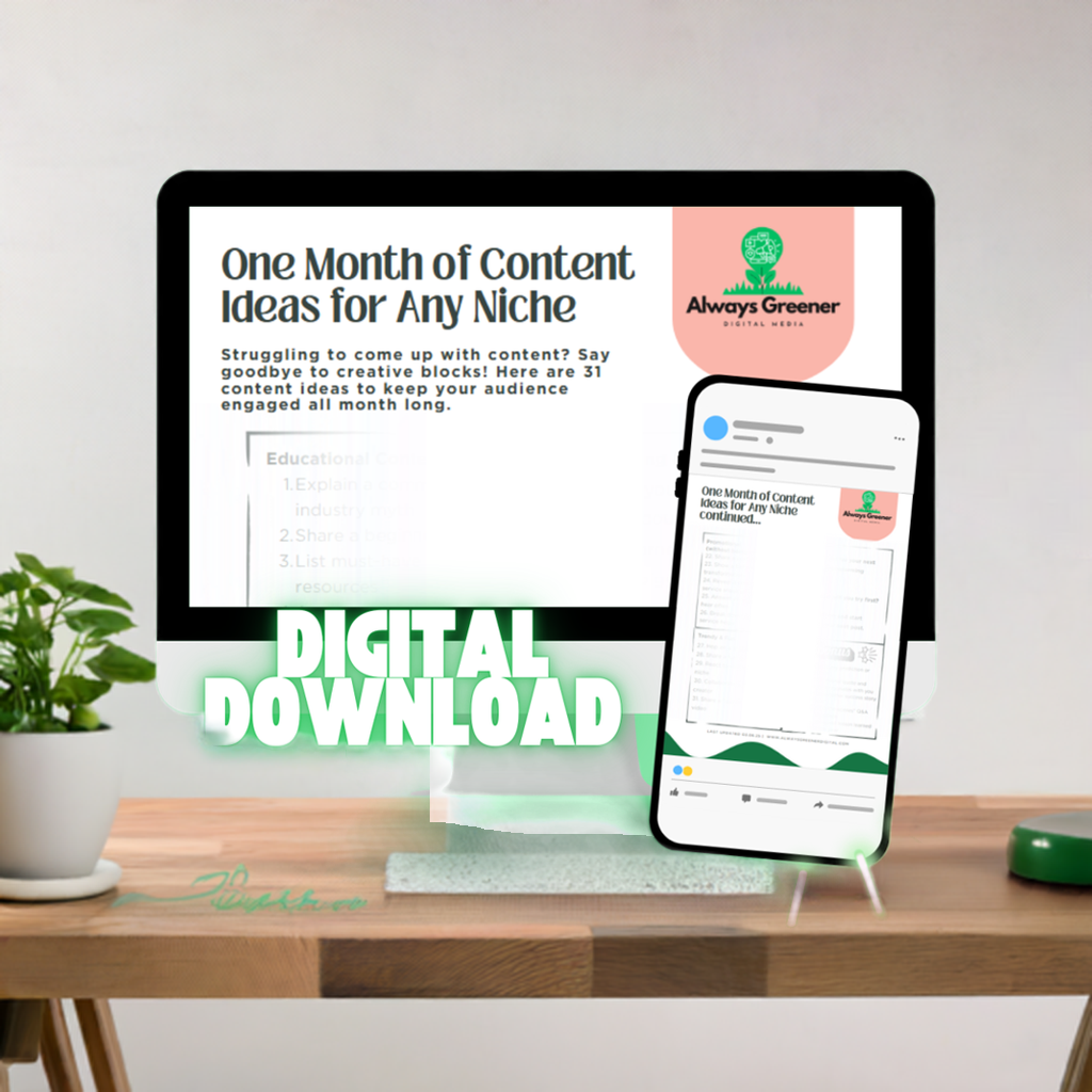 One Month of Content Ideas for Any Niche